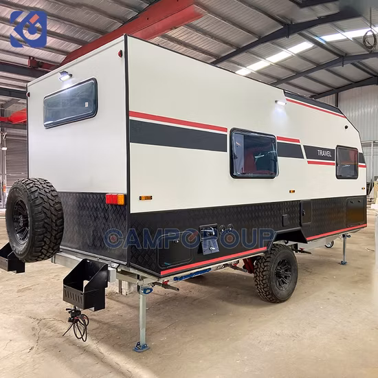 Trailer de acampamento off road de luxo padrão australiano Trailer de viagem para campistas