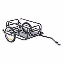 Reboque de carga dobrável para bicicleta, ciclo de bicicleta, para transporte de bagagem em barraca de acampamento